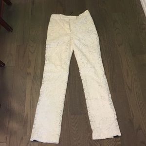 Calvin Klein Lace Tailored Trousers Size 0